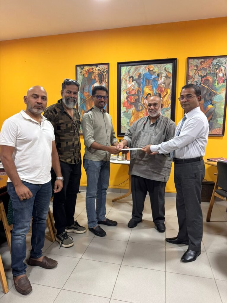 PMAASL President Nayana Ujith handing over proposals to National Film Corporation Chairman Sudath Mahadivulwewa - 2026