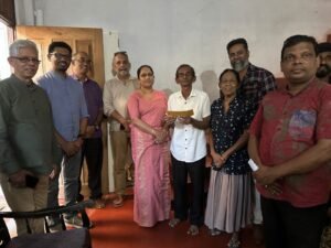 Honoring Our Pioneers: Financial Aid and Welfare Donation for Senior Makeup Artist Mr. W. Jayathissa